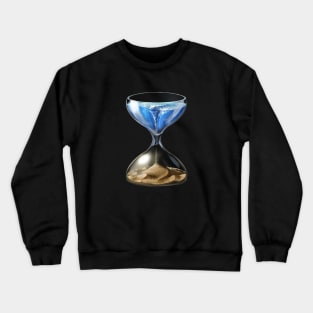 the time is running Crewneck Sweatshirt